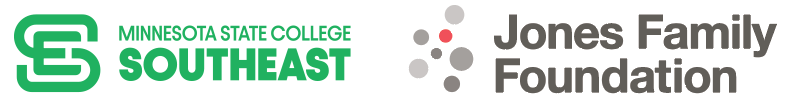 Minnesota State College Southeast and Jones Family Foundation Logos